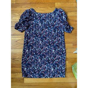 Kensie Red/White/Blue Half Sleeve Shift Dress